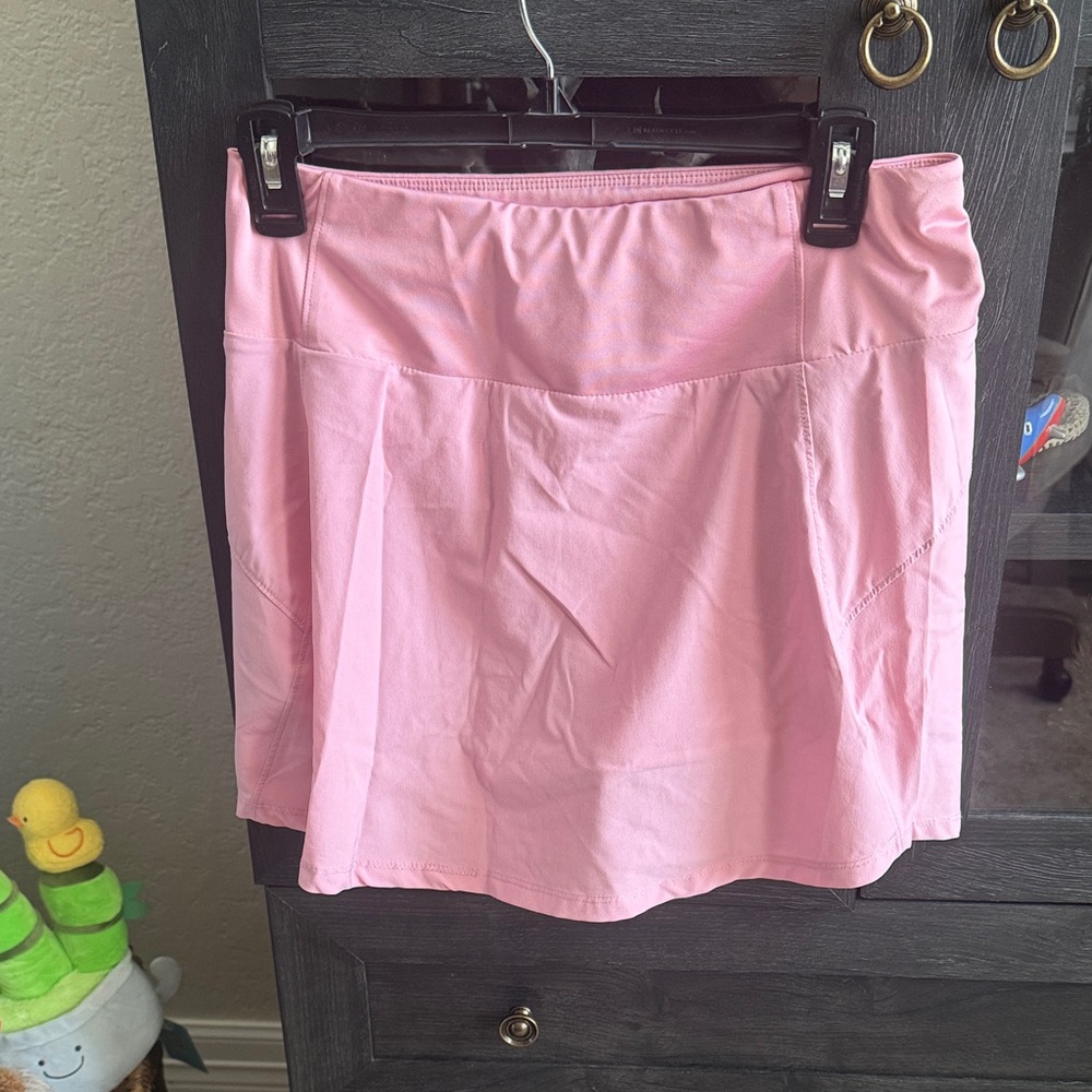 Women’s Pink Athletic Skort with Built-In Shorts